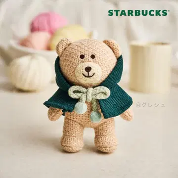 [ 한국 한정판 ] 스벅 윈터 니트 베어리스타 키체인