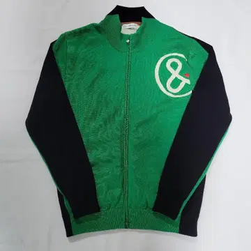 and per se 집업 니트 블루종