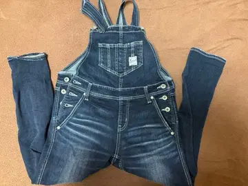 [ RODEO CROWNS ] 데님 살로펫 오버롤 청바지 S