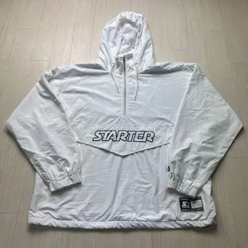 kastane starter 나일론 아노락 후드티 화이트