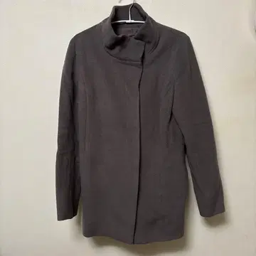 그레이지 스탠드 카라 코트