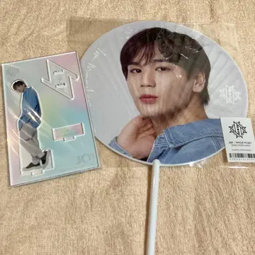 JO1 콩 마메하라 아크릴 스탠드 부채 세트