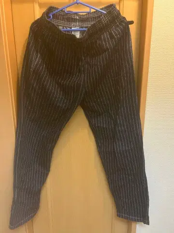 쿠크맨 셰프 팬츠 스트라이프 데님