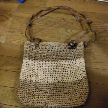 뜨개질 디자인 숄더백