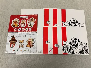 KFC x 몬헌 몬스터 헌터 와일즈 스티커 전 2종 컴프 미사용