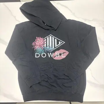 DOWBL 블랙 후드티 사이즈 44