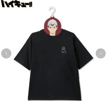 하이큐 키타 신스케 행거 부착 T셔츠 L 이나리자키