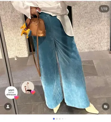 2025AW yori 코듀로이 와이드 팬츠 (미착용)