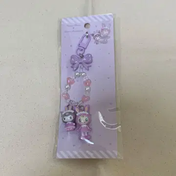 산리오 메조피아노 콜라보 쿠로미 키링