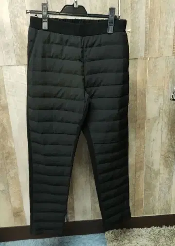 새상품! 따뜻한! noa-ge 블랙 다운 팬츠 LL 사이즈
