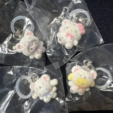 산리오 표식 참 복슬복슬 스노우