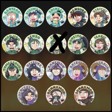 피로님 닌타마 란타로 최강의 군사 트레이딩 미니 캐릭터 캔뱃지 17종