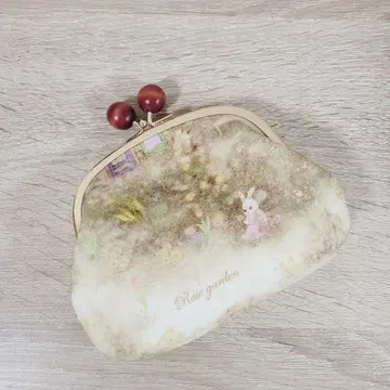 핸드메이드 12.5cm 가마구치 파우치 yukiemon 카루셀