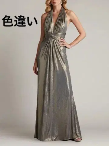 ( K11337 ) TADASHI SHOJI 홀터넥 V넥 드레스 2