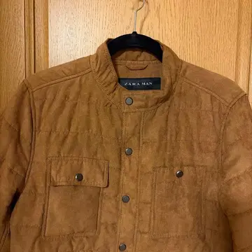 ZARA MAN 브라운 퀼팅 자켓