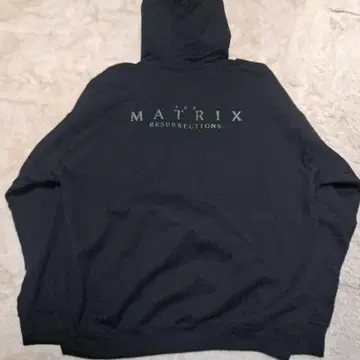 BEAMS The Matrix Resurrections XL 후드티 블랙