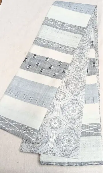 No.1760 순수 실크  반폭 오비 헤코 오비 핸드메이드