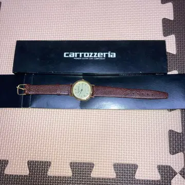 carrozzeria 아날로그 시계 브라운