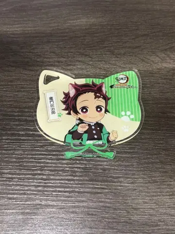 카마도 탄지로 고양이 귀 디자인 코스터 스티커 세트