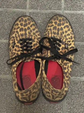 VANS 스니커즈 레오파드 무늬