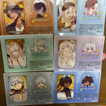 FGO 로손 콜라보 클리어 시트