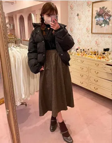 millebonheur 숏 다운 코트