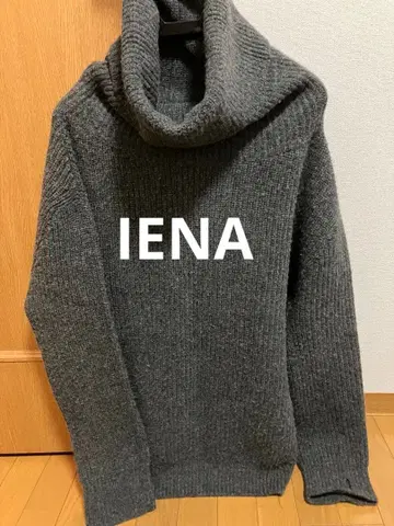 이에나 빅 니트 그레이 울