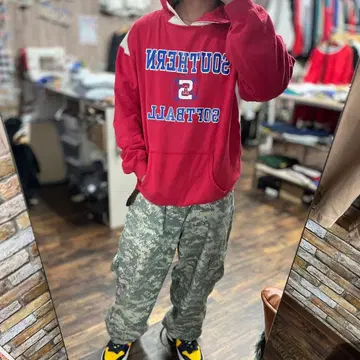 Sport Tek M SOUTHERN SOFTBALL 구제 의류 후드티