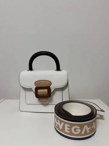 SAMANTHA VEGA 숄더백 화이트 체크 미니백