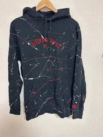 LEFLAH 스플래터 디자인 후드티 L