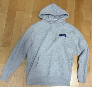 CHALLENGER 로고 패치 후디 챌린저 그레이