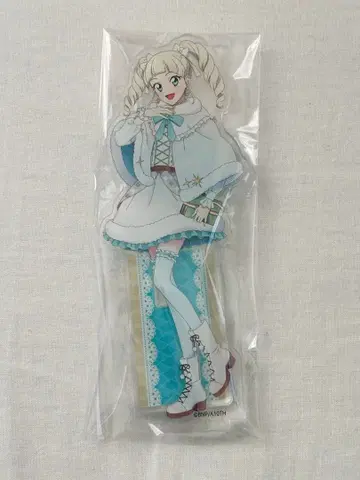 후지토 유리카 아크릴 스탠드 TSUTAYA 화이트 판초 크리스마스