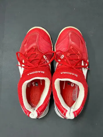 DIADORA 테니스화 레드