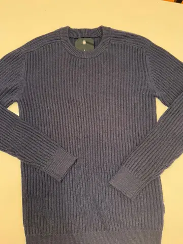 G-Star RAW 네이비 리브 니트 S