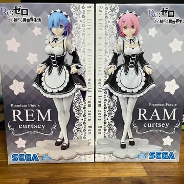 리제로 렘 라무 curtsey 프리미엄 피규어