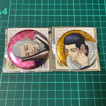 골든 카무이 E-DINER 메탈릭 캔뱃지 시라이시 오가타