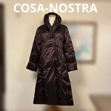 COSA-NOSTRA 다운 코트 퍼플 42 사이즈