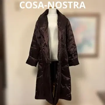 COSA-NOSTRA 다운 코트 퍼플 42 사이즈