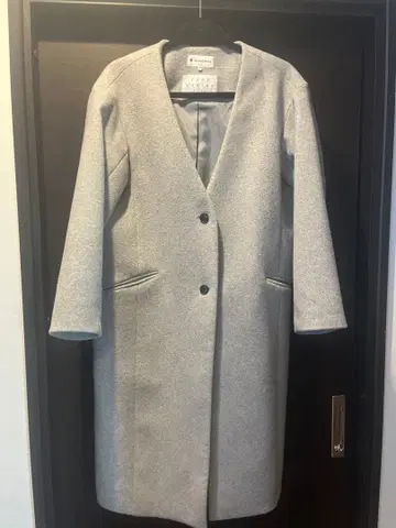 그레이 롱 코트