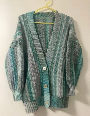 손뜨개질 니트 가디건 미야비 유자와야