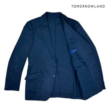 투모로우랜드 워셔블 소재 블랙 싱글 2B 테일러드 자켓