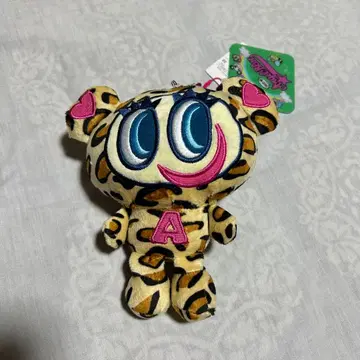 엔젤 블루 봉제 인형 참 나카무라 군 레오파드 무늬 레오파드