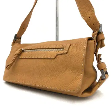 [ 새상품급 ] 프란체스코 비아지아 가죽 원숄더백 카멜