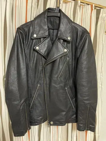 블랙 가죽 자켓 더블 라이더스