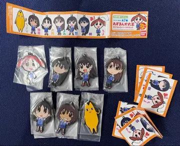 아즈망가 대왕 캡슐 러버 마스코트 전 7종 세트 러버 키링