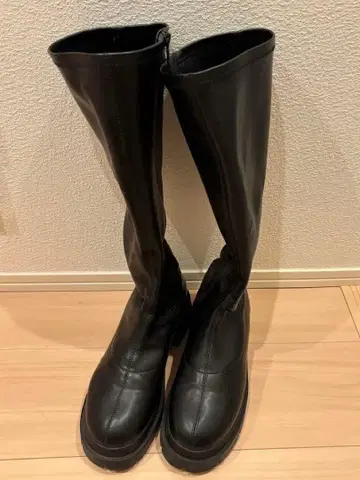 Heather 헤더 인힐 스트레치 롱 부츠 M