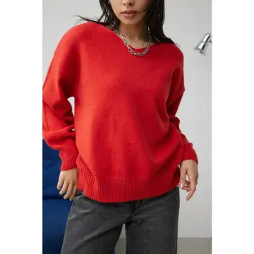 아줄바이마우지 V넥 모듬 컬러 니트