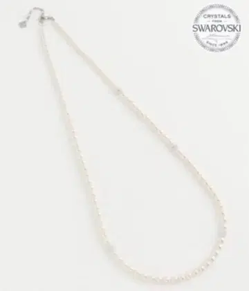 23구 새상품급 파베 롱 펄 목걸이 입학 졸업 포멀