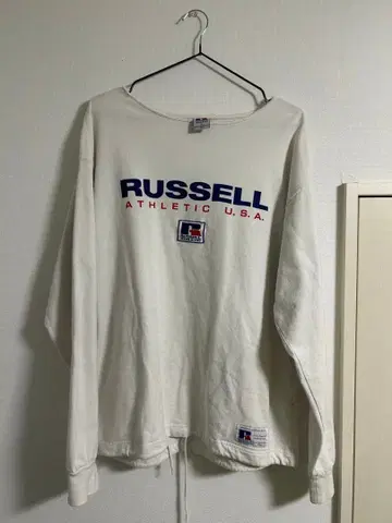 RUSSELL 화이트 트레이닝복 구제 의류