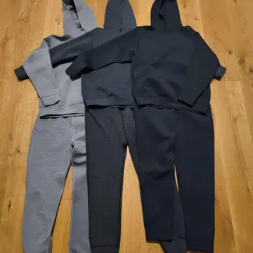 UNIQLO 드라이 맨투맨 상하의 3색 세트 M 사이즈